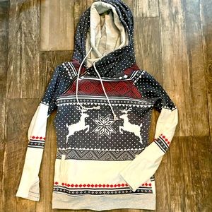 Double Hooded Christmas sweatshirt